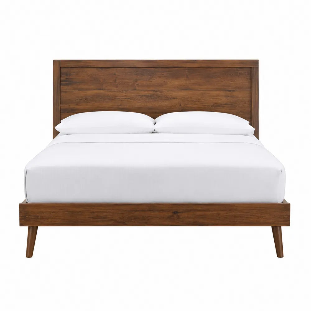 Letto matrimoniale in legno di noce 200x160 cm