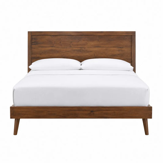 Letto matrimoniale in legno di noce 200x160 cm