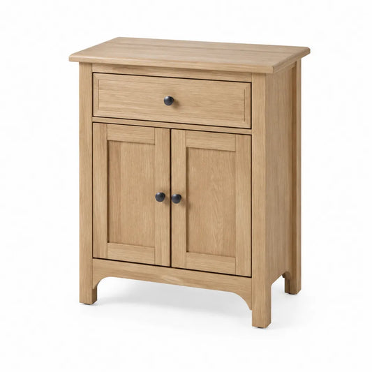 Credenza in legno con 2 ante e 1 cassetto