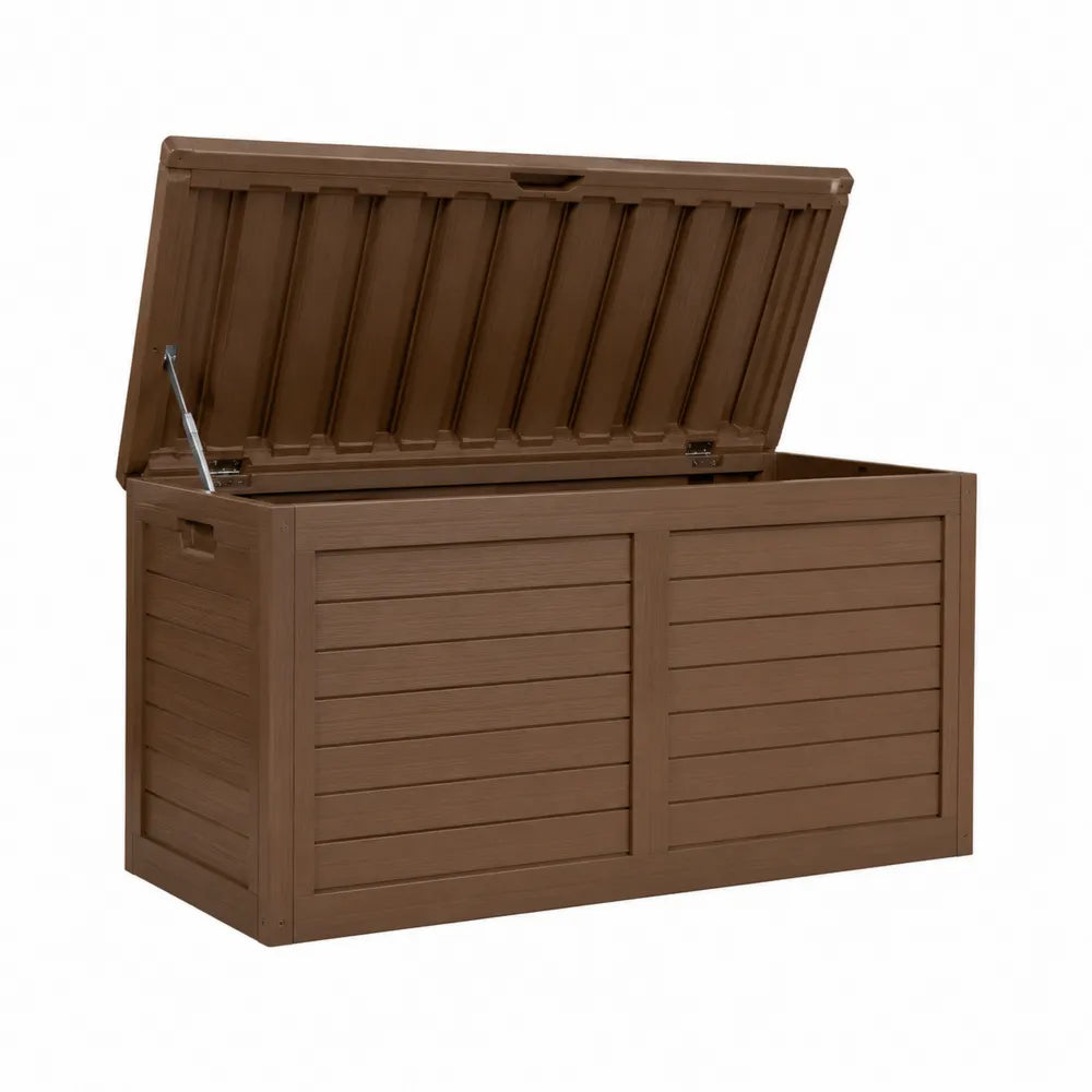 Cassapanca in Polipropilene Marrone 120x50x60 cm
